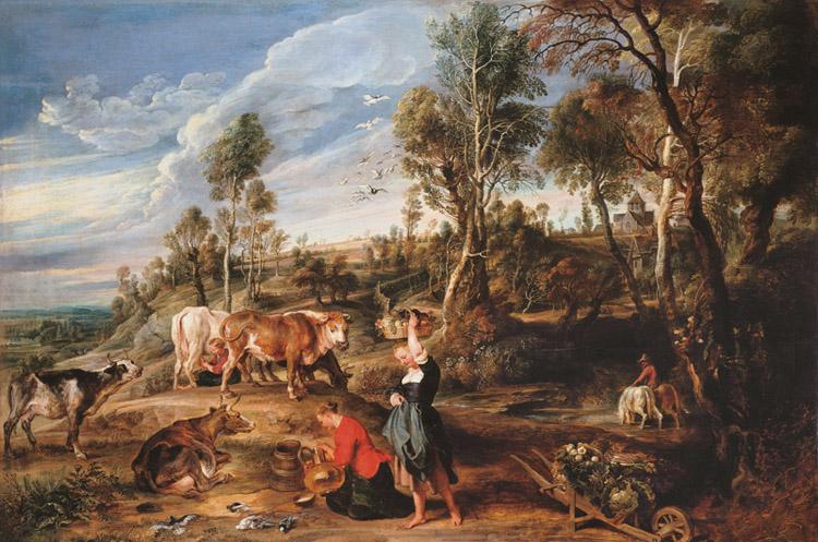 Peter Paul Rubens The Farm at Laeken (mk25) oil painting picture